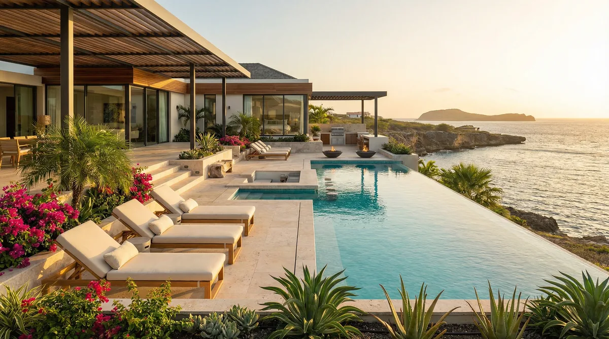 Luxury pool Curaçao